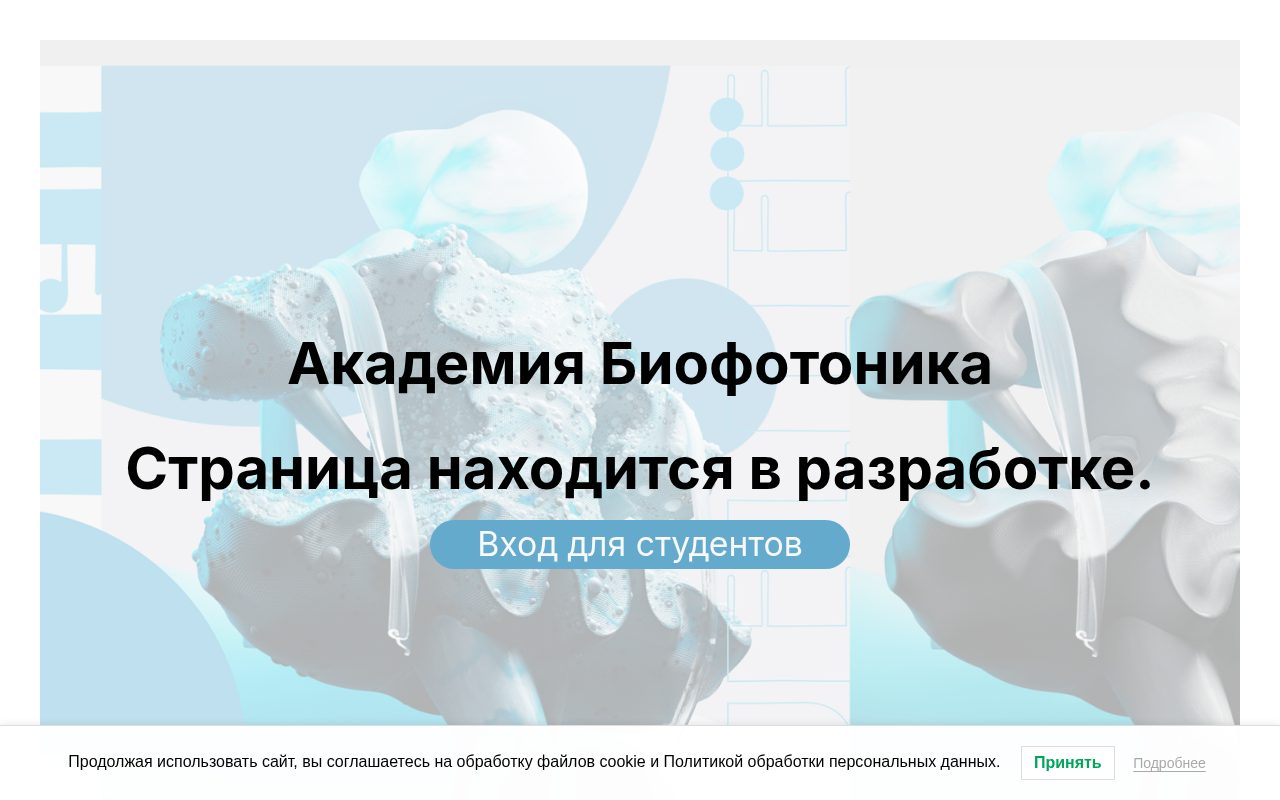 Скриншот главной страницы biofotonika-center.ru — кейс продвижения
